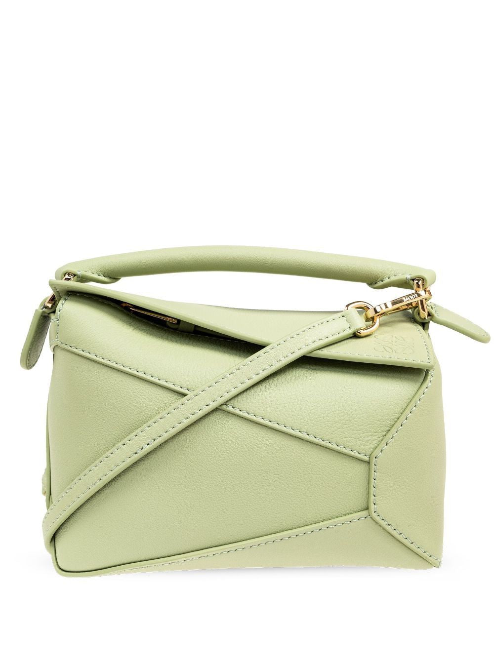 Women's Mini Puzzle Edge Bag in Lightpear | A510P88X26