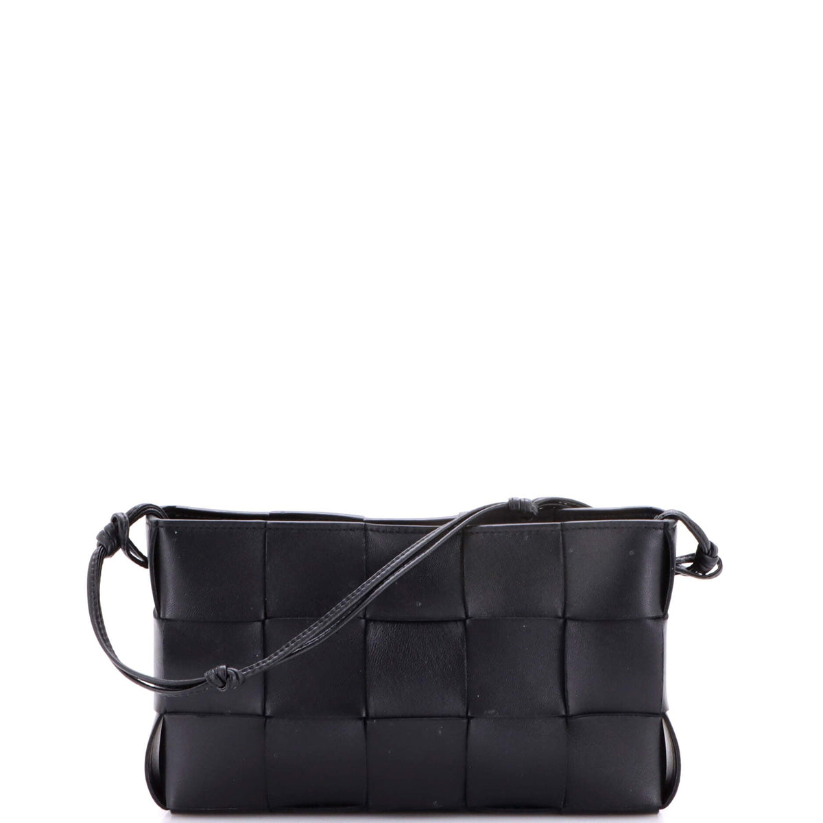 Bottega Veneta Cassette Pouch on Strap Maxi Intrecciato Leather