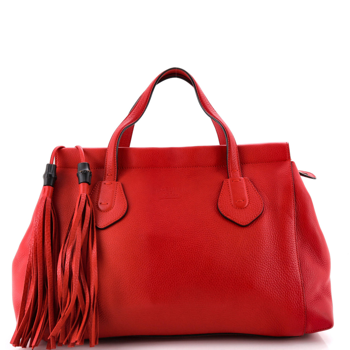 Gucci GUCCI Lady Tassel Top Handle Bag Leather Medium