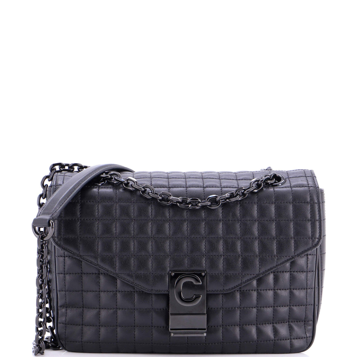 Celine CELINE C Bag Quilted Leather Medium