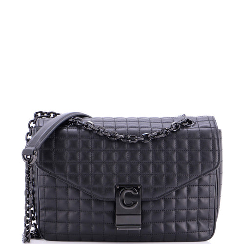 CELINE C Bag Quilted Leather Medium