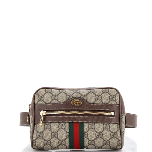 GUCCI Ophidia Belt Bag GG Coated Canvas Small