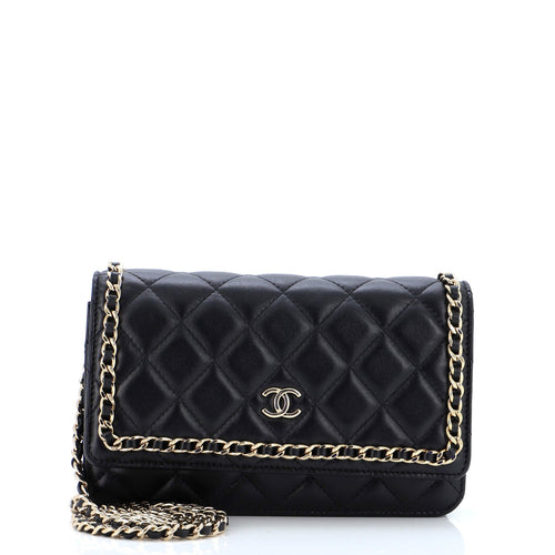 CHANEL Chain Around Wallet on Chain Quilted Lambskin