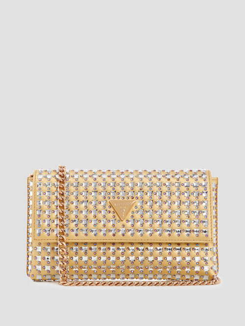 Zalina Rhinestone Clutch