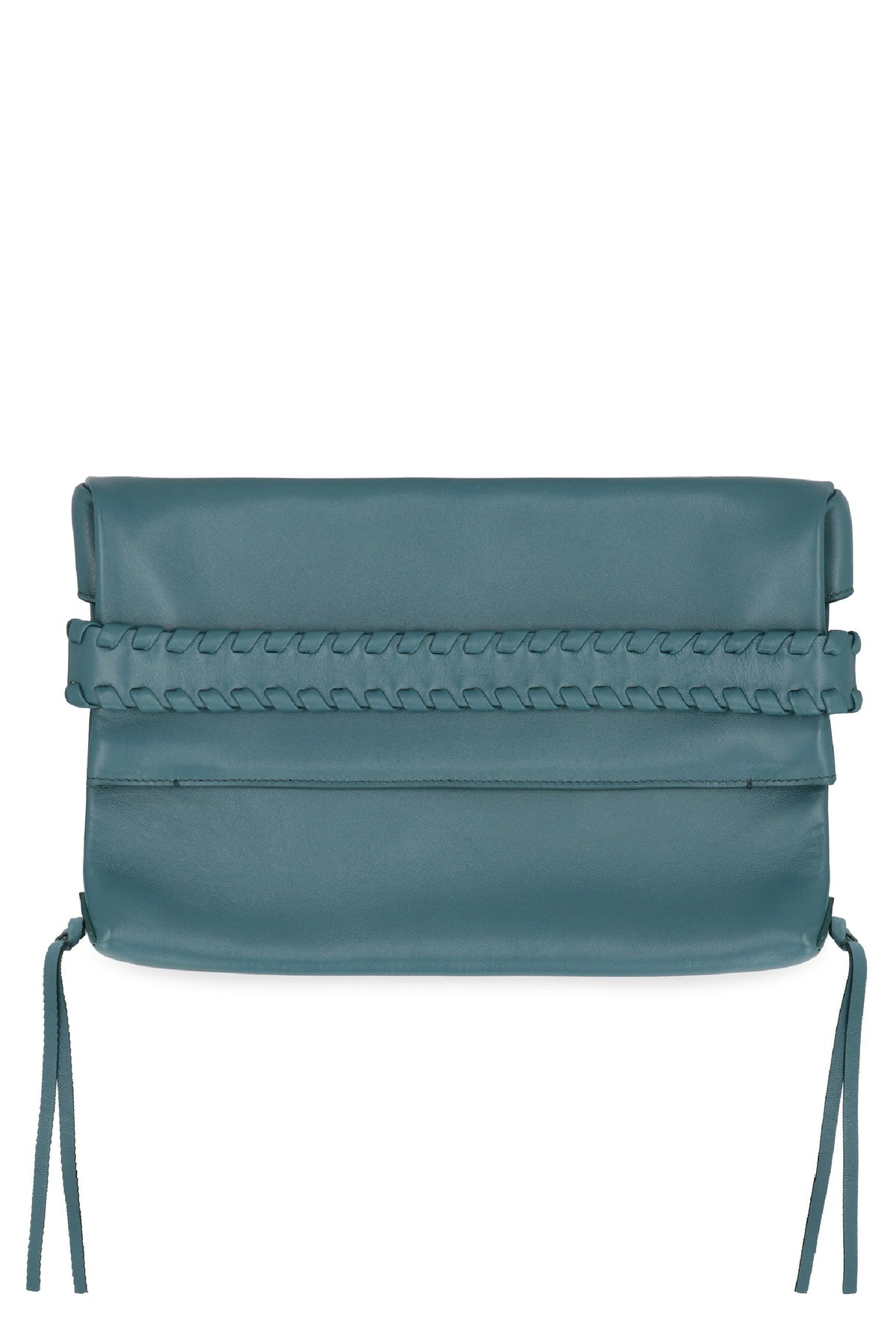 Chloé Women's Mony Leather Clutch in Green | CHC22WS559J16 Color 3L3