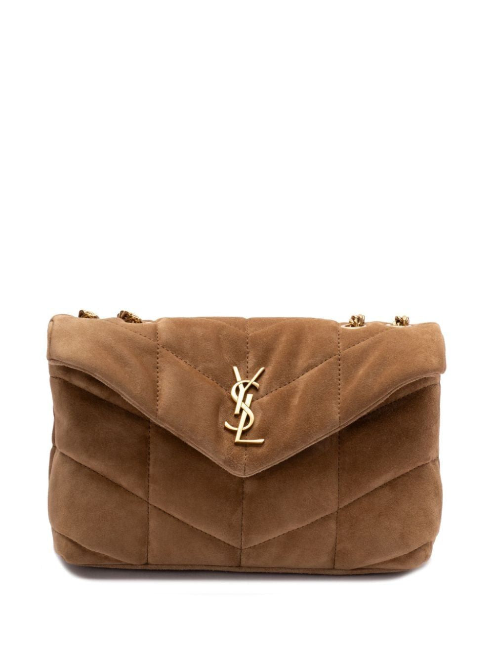 Saint Laurent Women's Toy Puffer Bag in Goldenleaf | 7593371U807