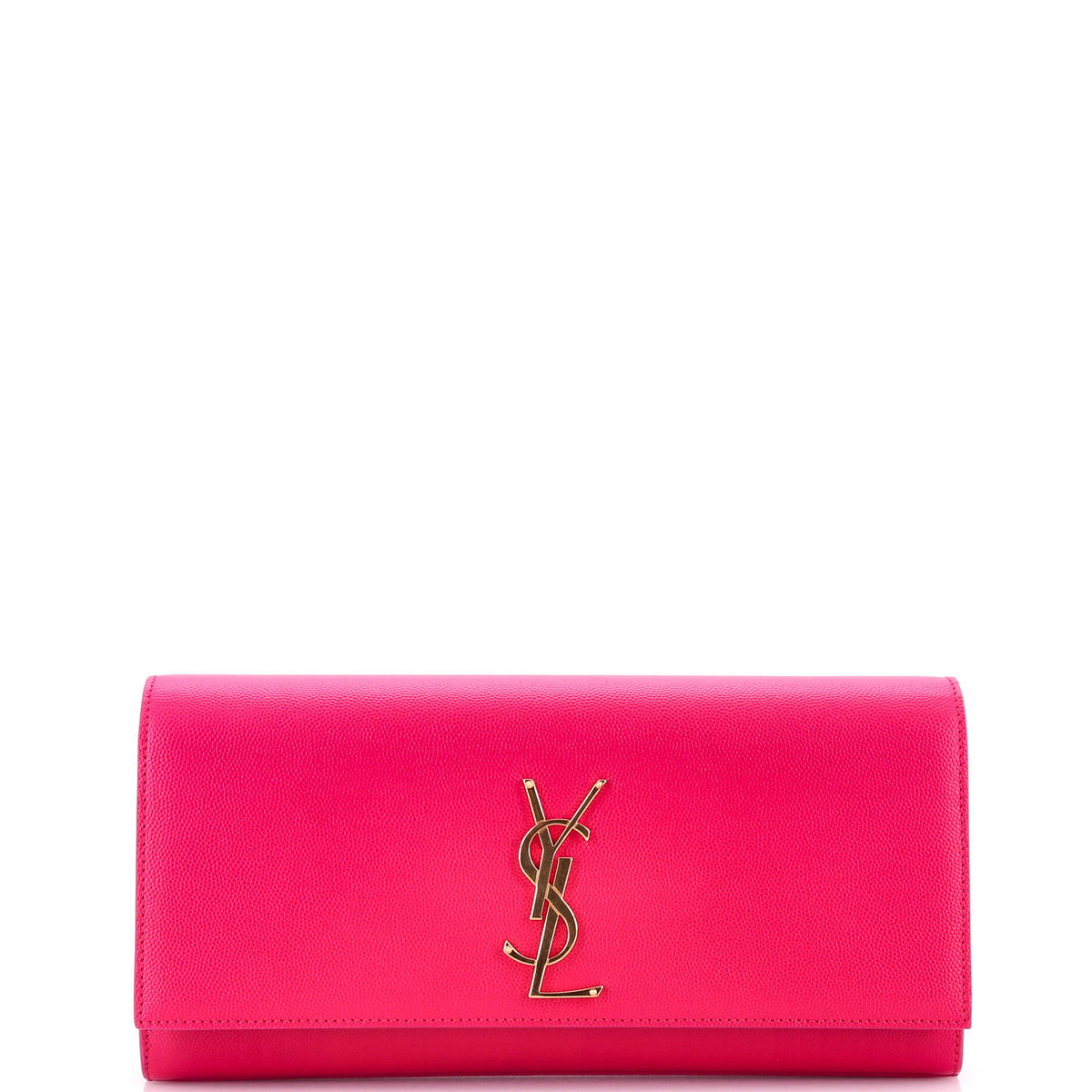 Saint Laurent Classic Monogram Clutch Leather Long