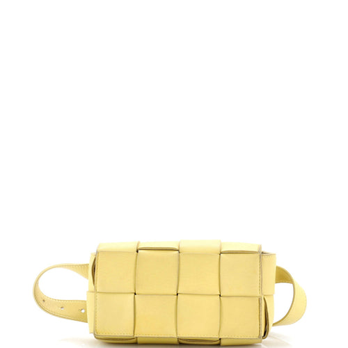 Cassette Belt Bag Maxi Intrecciato Leather