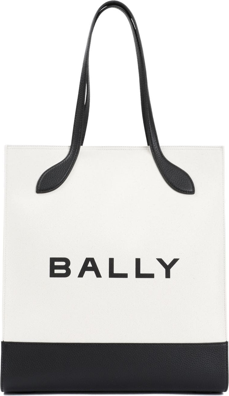 Bally Women's Logo Shopping Bag in Nude & Neutrals | Size UNICA | WAE02WCV034