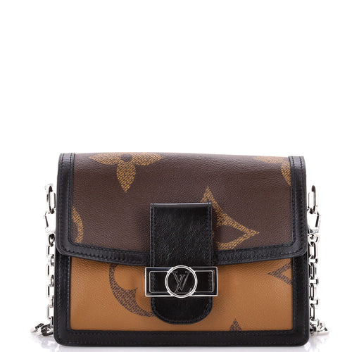 Dauphine Shoulder Bag Reverse Monogram Giant MM