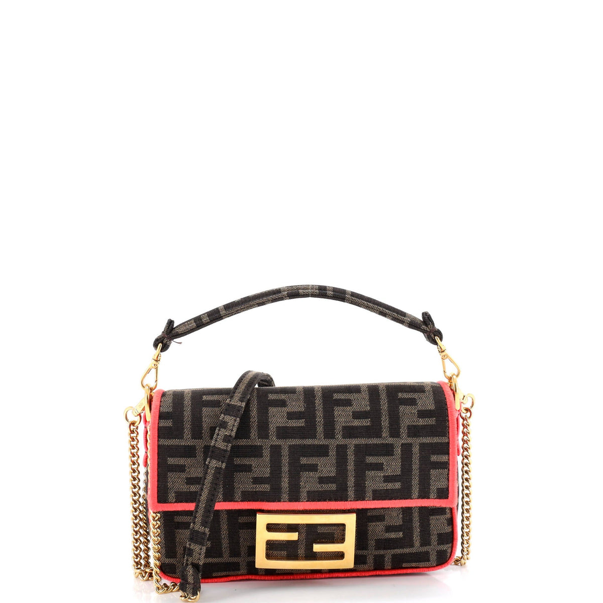 Fendi FENDI Baguette NM Bag Zucca Canvas Mini