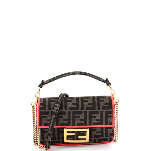 FENDI Baguette NM Bag Zucca Canvas Mini