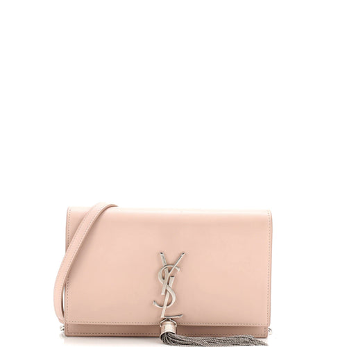 Classic Monogram Tassel Crossbody Bag Leather Small