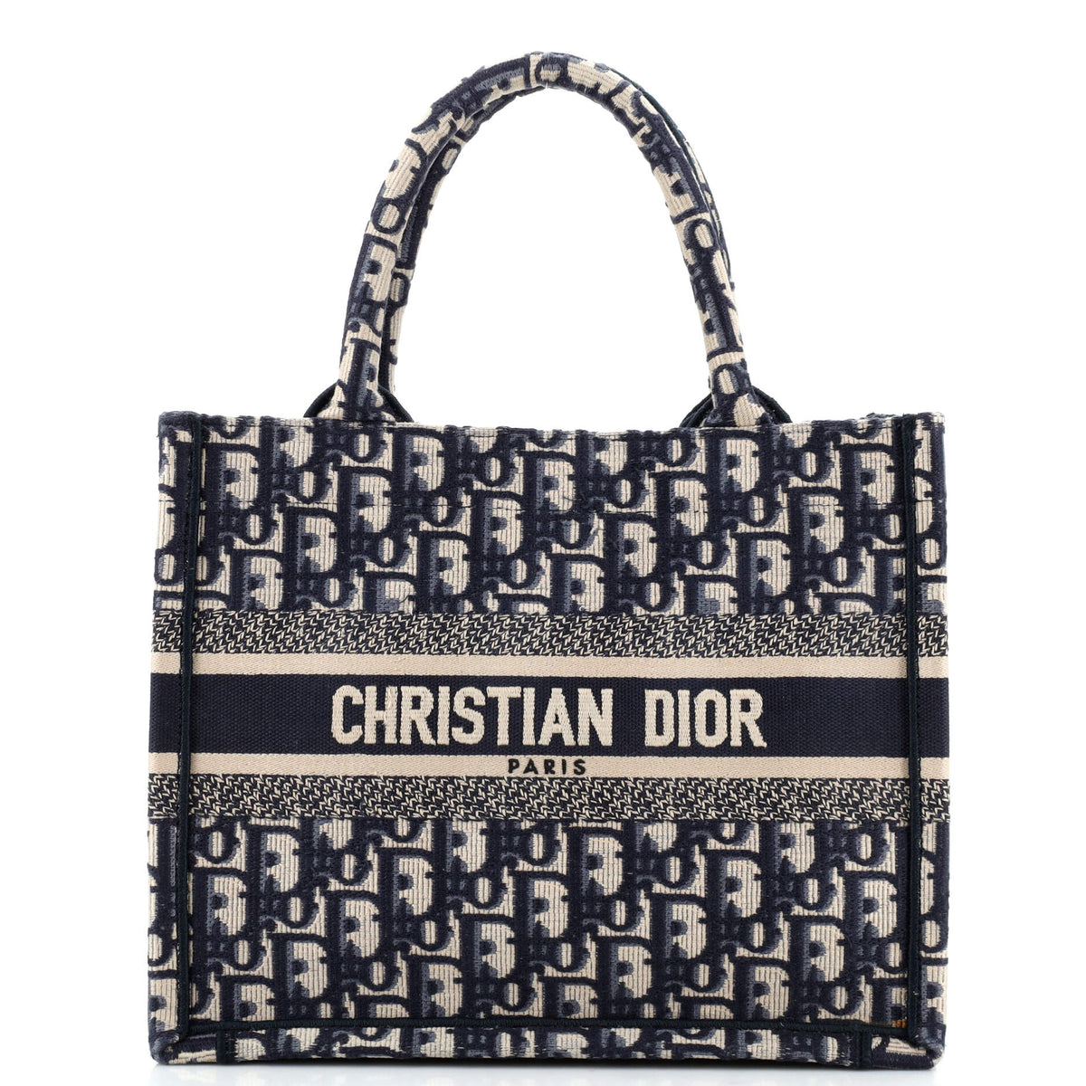 Christian Dior Book Tote Oblique Canvas Small