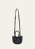 XS Ruched Leather Tote Bag