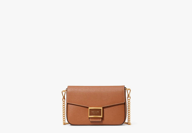 Kate Spade New York Katy Textured Leather Flap Chain Crossbody