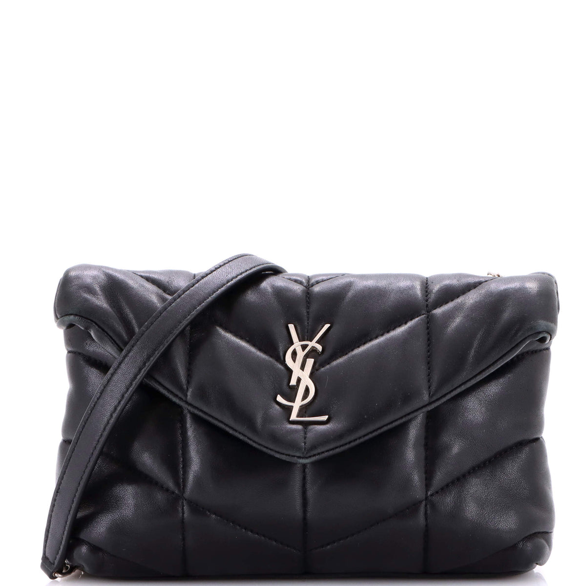 Saint Laurent Loulou Puffer Shoulder Bag Quilted Leather Mini