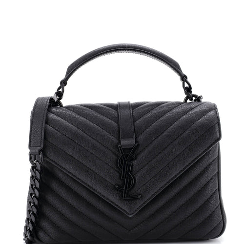 Classic Monogram College Bag Quilted Leather Medium
