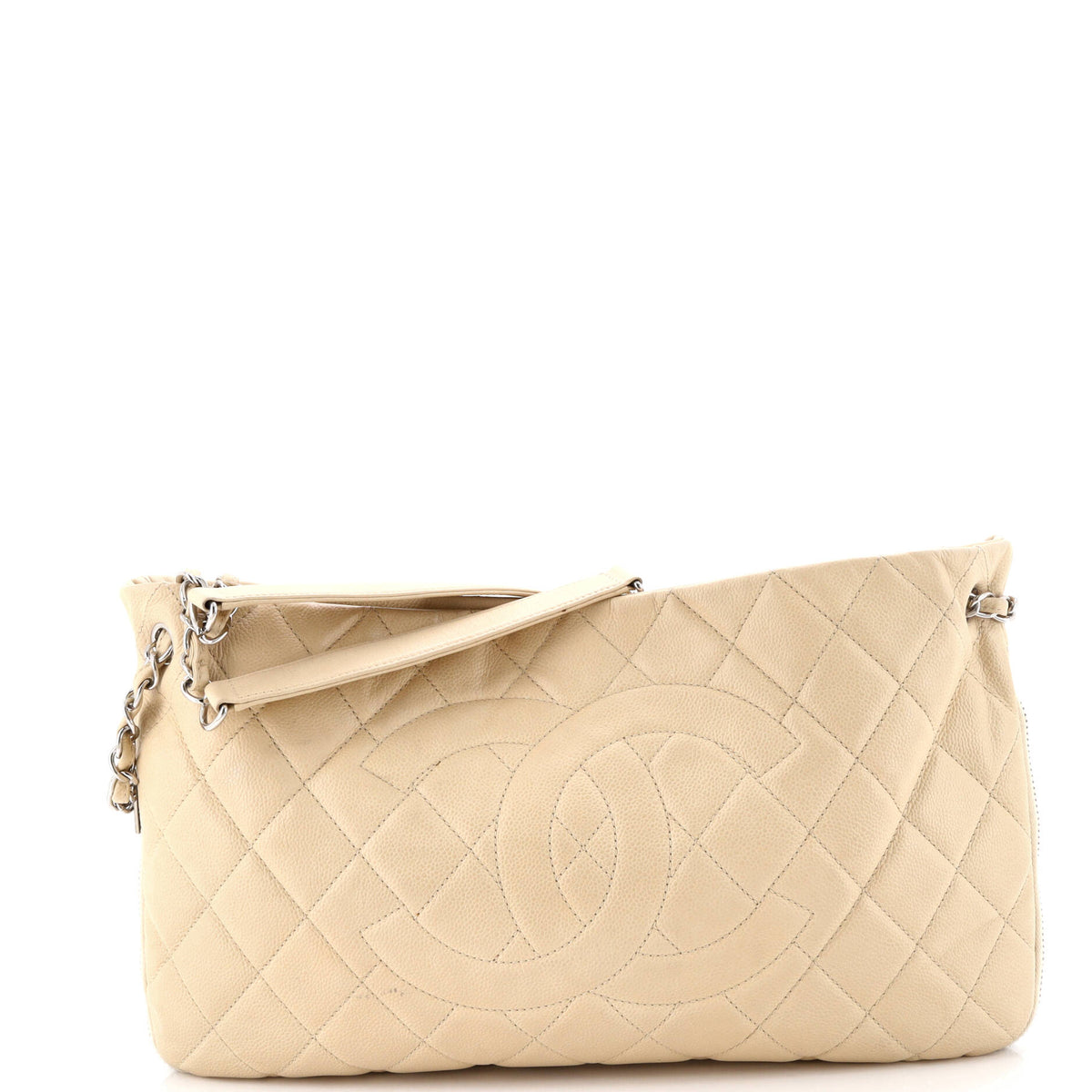 Chanel CHANEL Timeless CC Expandable Tote Quilted Caviar Medium