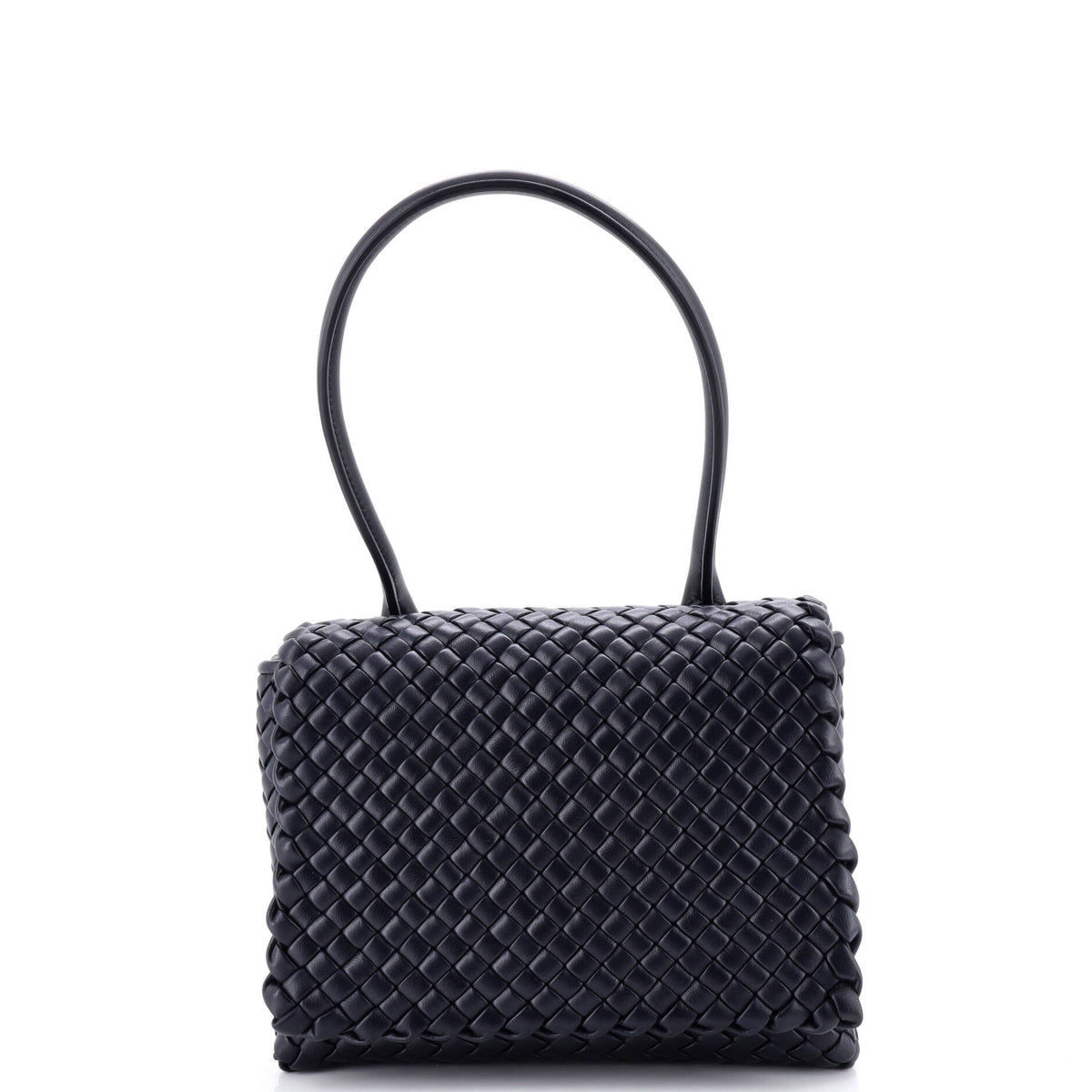 Bottega Veneta Patti Top Handle Bag Intrecciato Leather