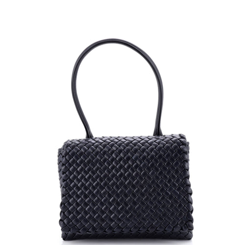 Patti Top Handle Bag Intrecciato Leather