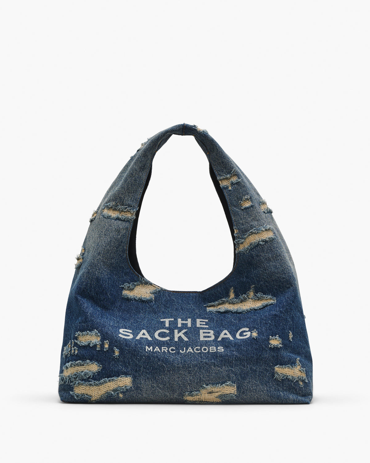 Marc Jacobs Marc Jacobs The Rip and Repair Denim Sack Bag in Punk Indigo