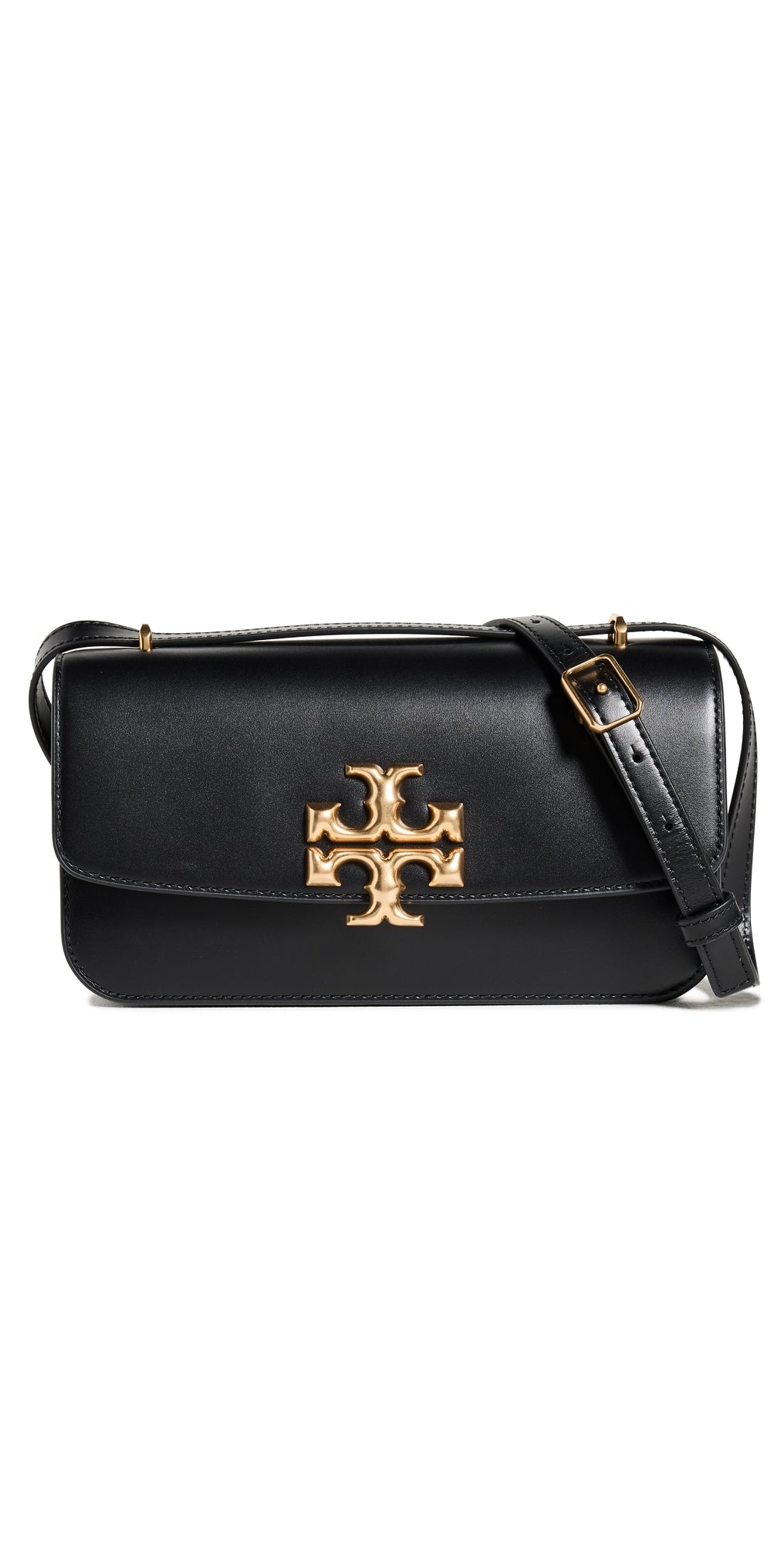 Tory Burch Eleanor Small East West Convertible Shoulder Bag Black One Size