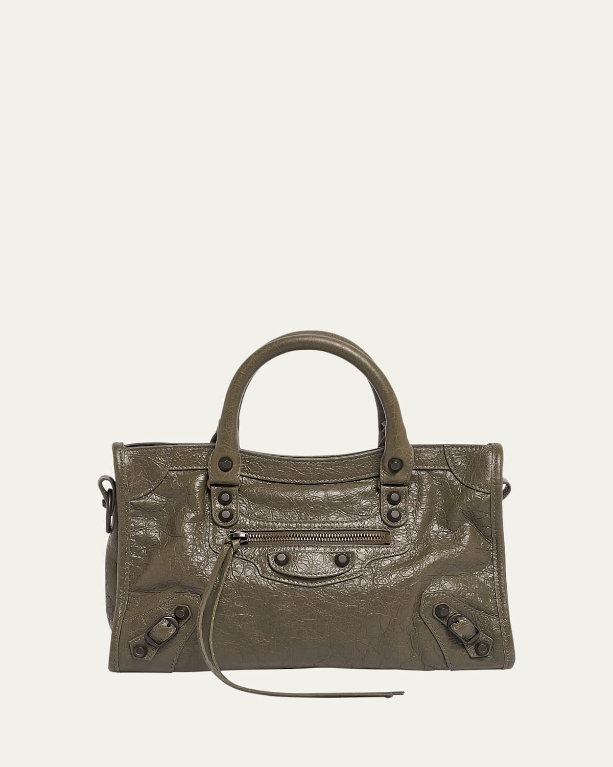 Balenciaga Le City Medium Leather Top-Handle Bag