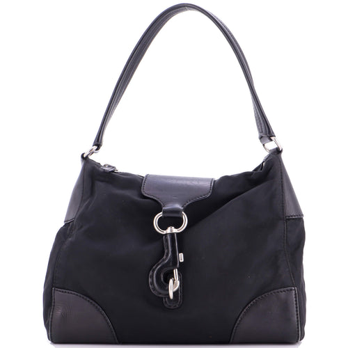 PRADA Hook Hobo Nylon with Leather