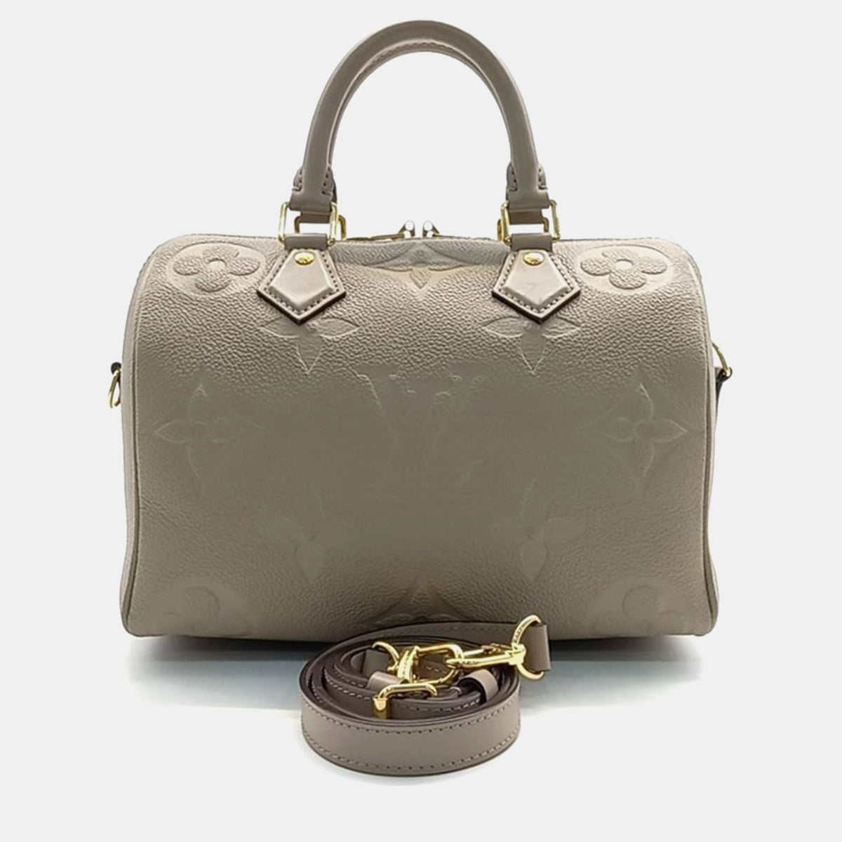 Louis Vuitton Empreinte Leather Bandouliere Speedy 25 Satchel Bag