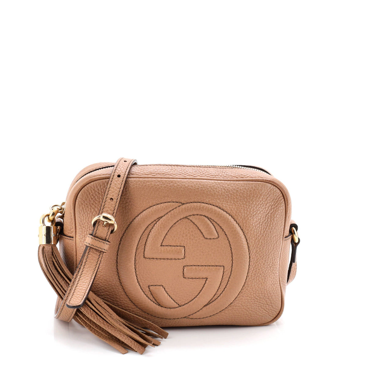 Gucci GUCCI Soho Disco Crossbody Bag Leather Small