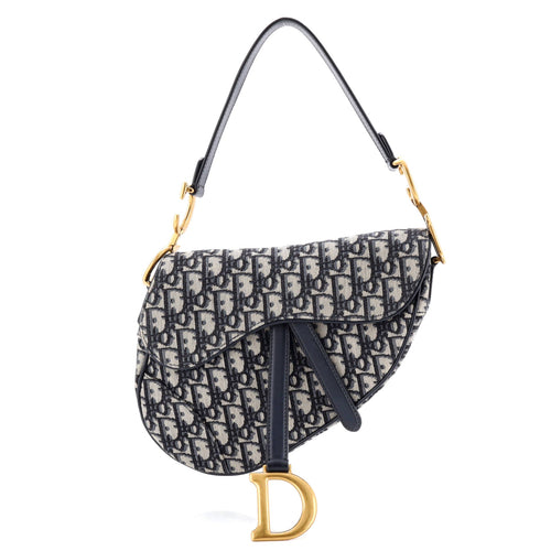 Saddle Handbag Oblique Canvas Medium