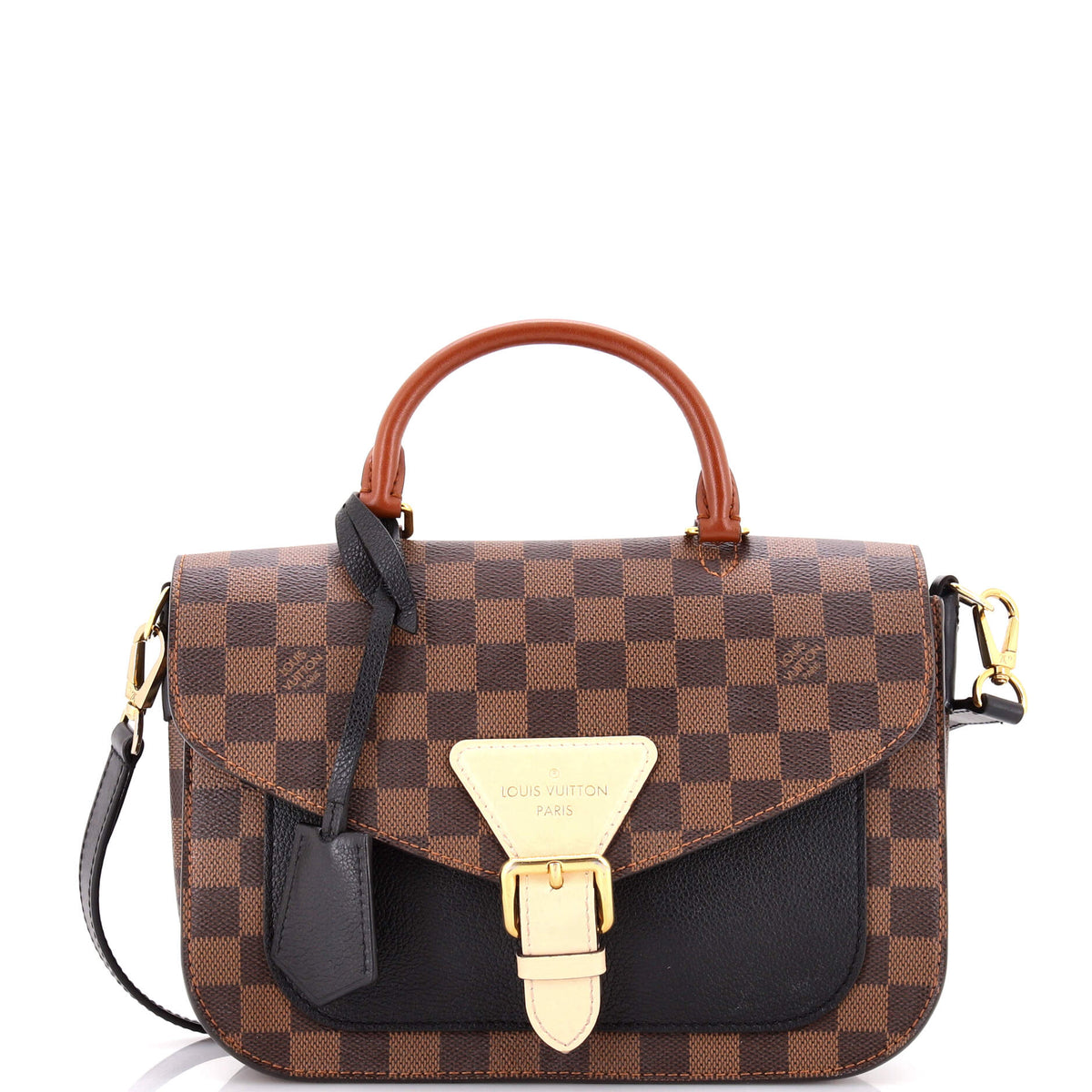 Louis Vuitton Beaumarchais Handbag Damier with Leather