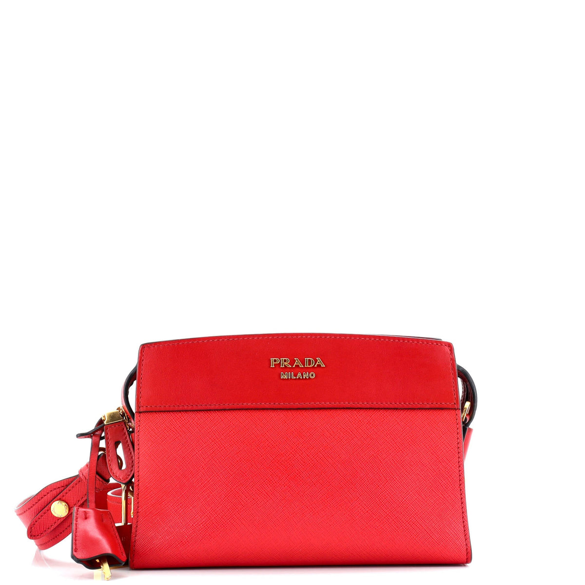 Prada PRADA Esplanade Crossbody Bag Saffiano with City Calf Small