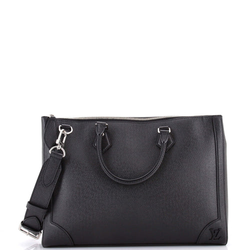 Slim Briefcase Taiga Leather