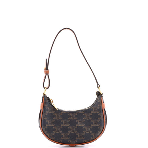 CELINE Ava Bag Triomphe Coated Canvas Mini