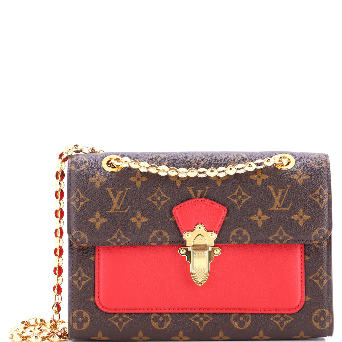 Louis Vuitton Victoire Handbag Monogram Canvas and Leather