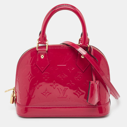 Indian Rose Monogram Vernis Alma BB Bag