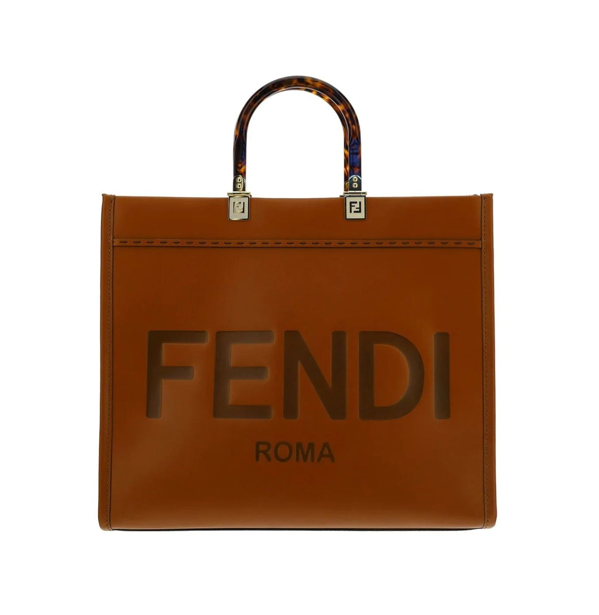 Fendi Women's Medium Sunshine Bag in Cuoio | 8BH386ABVL