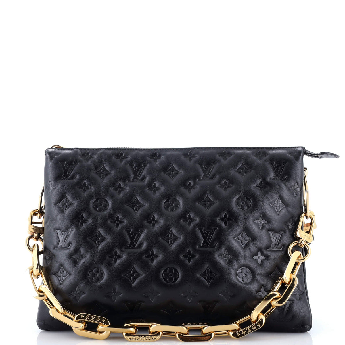 Louis Vuitton Coussin Bag Monogram Embossed Lambskin MM