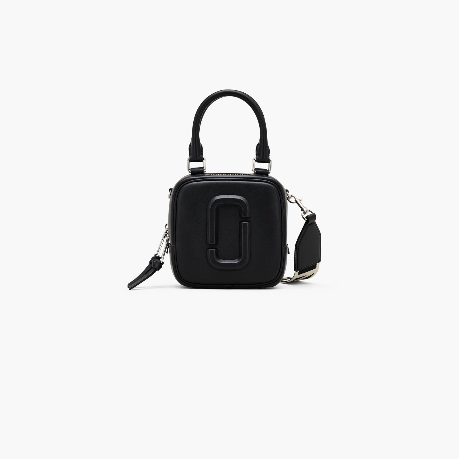 Marc Jacobs Le sac J Marc Cube couvert en noir