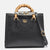 Black Leather Small Diana Tote