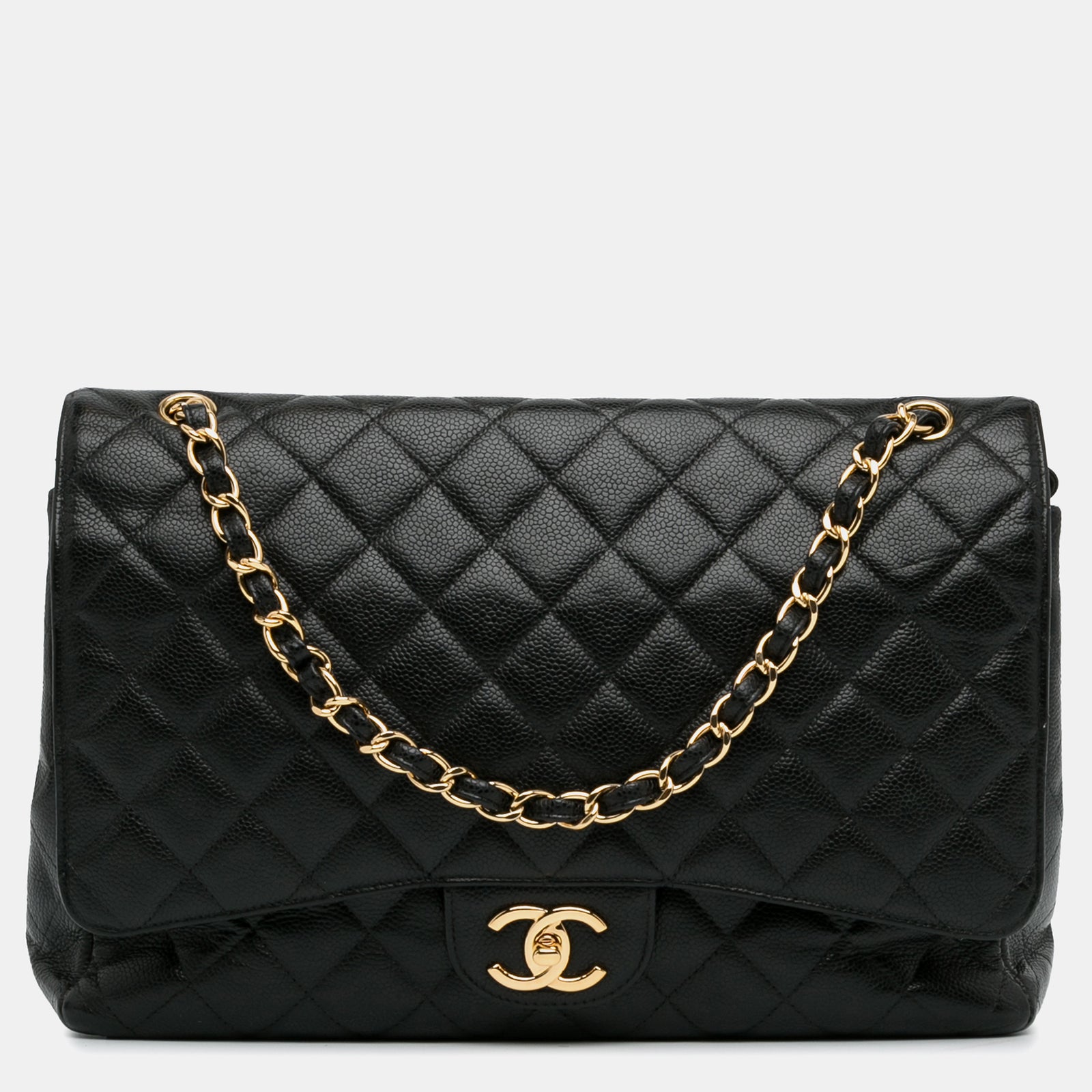 Chanel Maxi Classic Caviar Double Flap