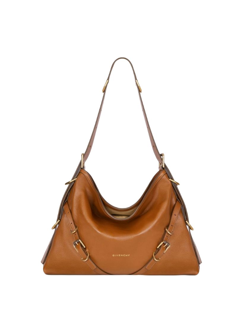Givenchy Women's Medium Voyou Bag In Leather in Brown | BB50SSB21U