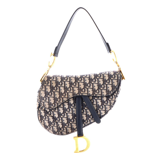 Saddle Handbag Oblique Canvas Medium