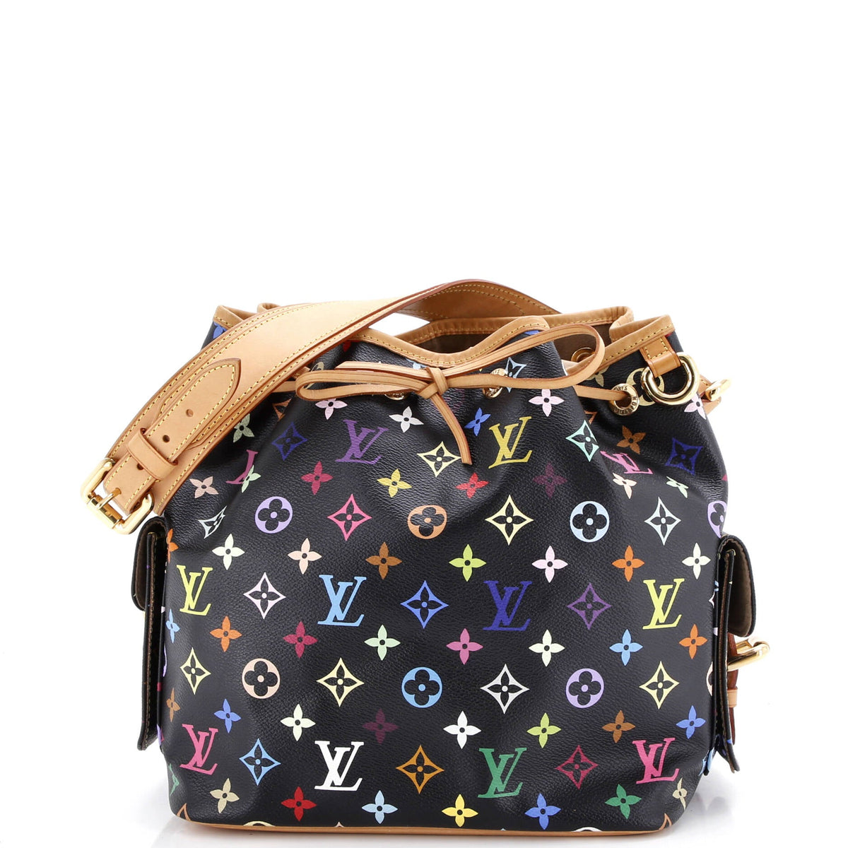 Louis Vuitton Petit Noe Handbag Monogram Multicolor
