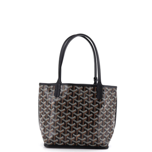 GOYARD Anjou Reversible Tote Coated Canvas Mini