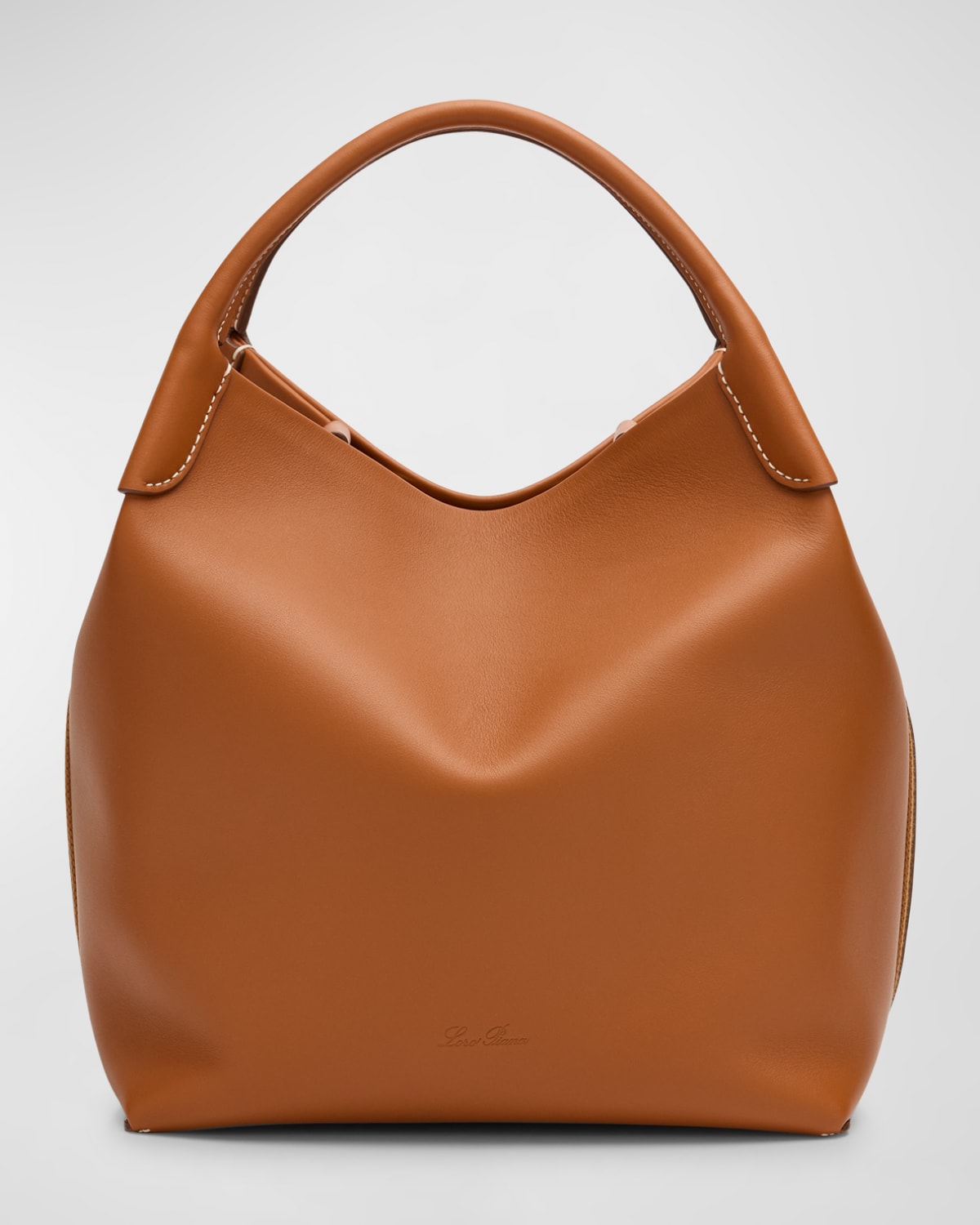 Loro Piana Bale Large Leather Bag