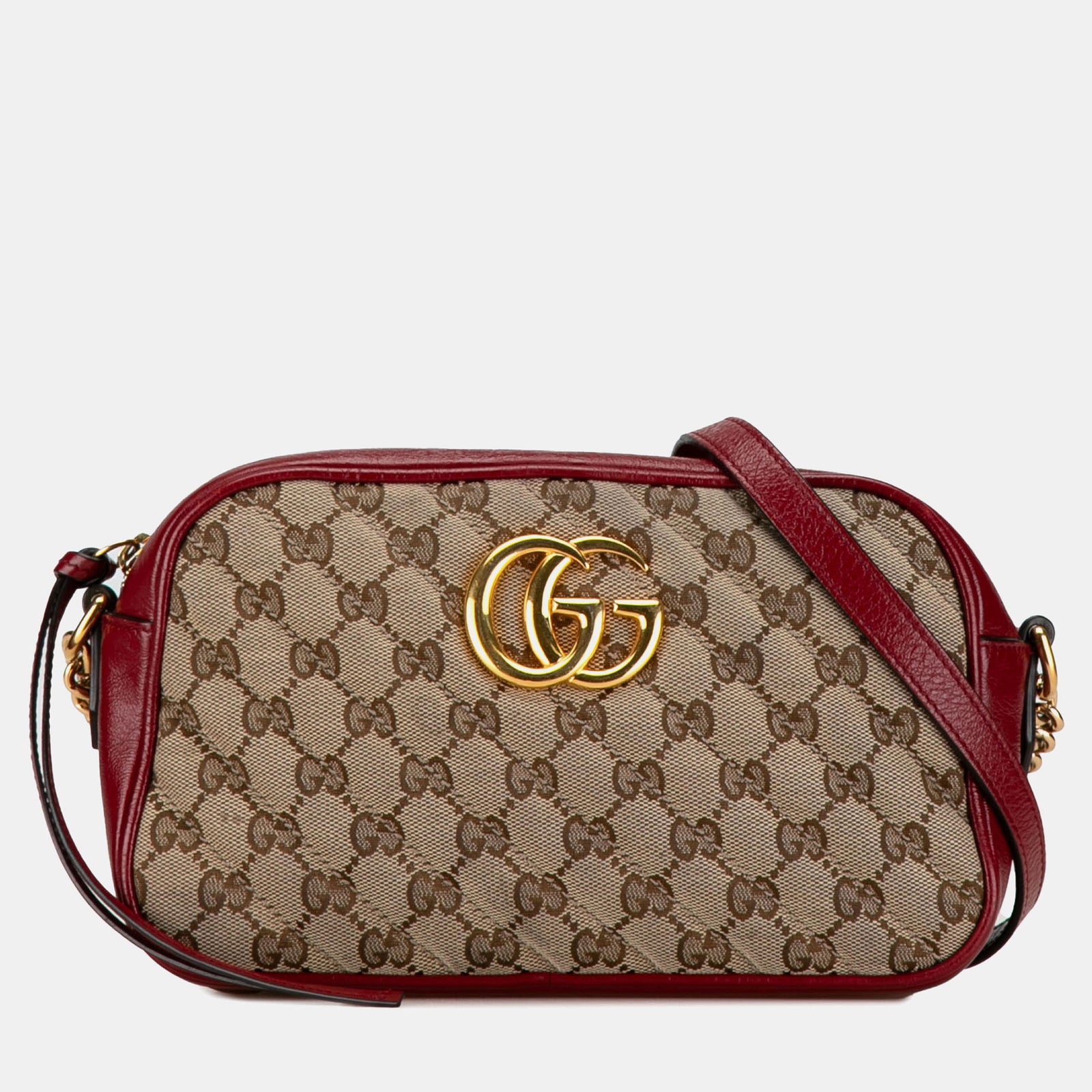 Gucci Petit sac à bandoulière Marmont en toile GG