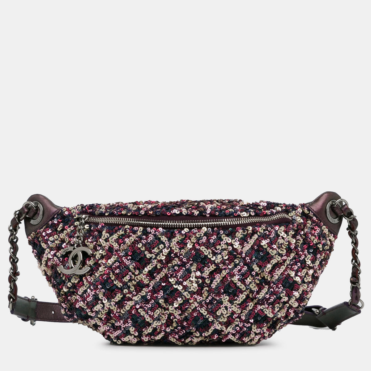 Chanel Sequin and Metallic Lambskin Belt Bag